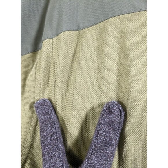 Under Armour Shirt Mens Large 1/4 Zip Polo Style Short Sleeve Green Active - Picture 12 of 16